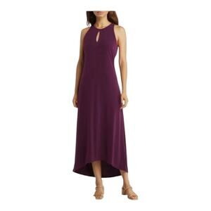 Tommy Bahama Jasmina Keyhole high low maxi purple size Large L